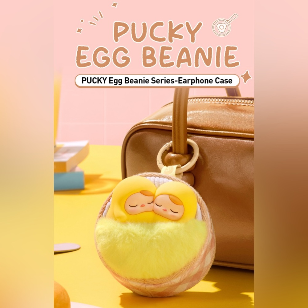 PUCKY Egg Beanie Series-Earphone Case